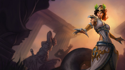 LOL英雄聯盟蛇女高清桌面壁紙高清大圖預覽1920x1080_游戲壁紙下載