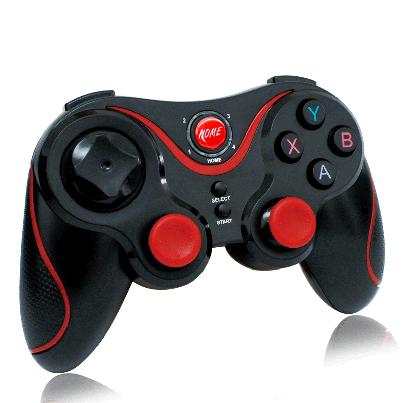 欣檸檬 S600藍牙手柄 手機游戲手柄 CF手柄 支持我的世界等游戲 藍牙手柄-黑色(不帶手機支架)