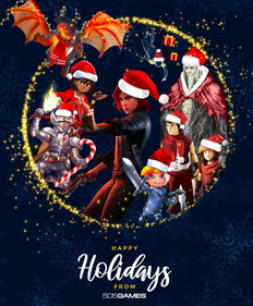多圖預警 各大游戲廠商精美圣誕問候壁紙大放送